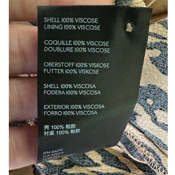 Anthropologie Leopard Print Short Sleeves Midi Dress size XS - Picture 4 of 16